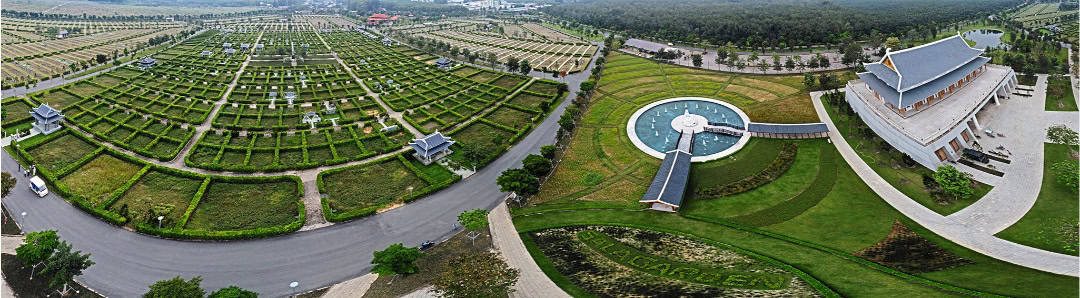 Ảnh chụp tại hoa viên nghĩa trang sinh thái Sala Garden
