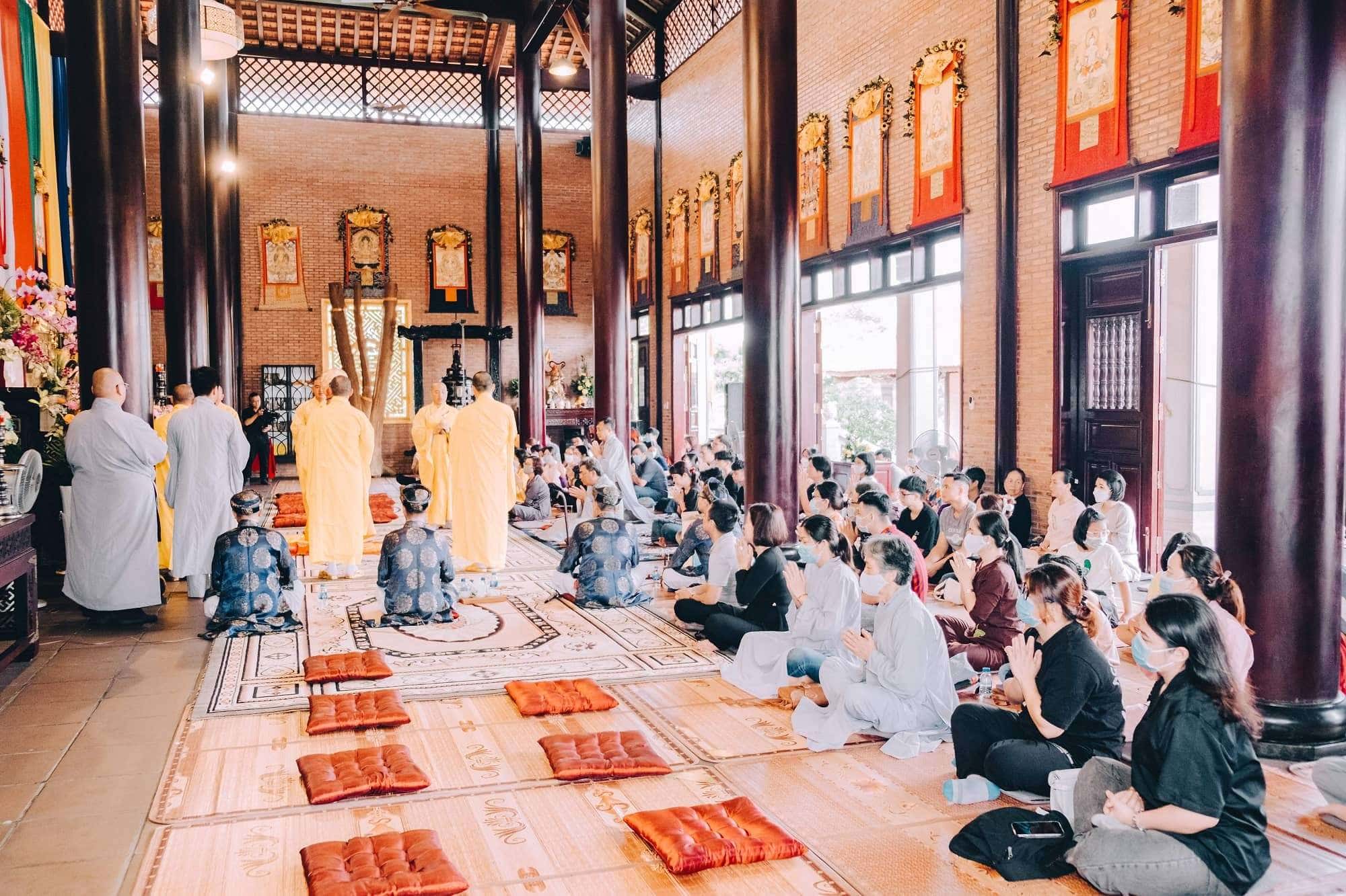 Lễ Trai Đàn, cầu siêu và cầu Bình An được tổ chức tại Sala Garden