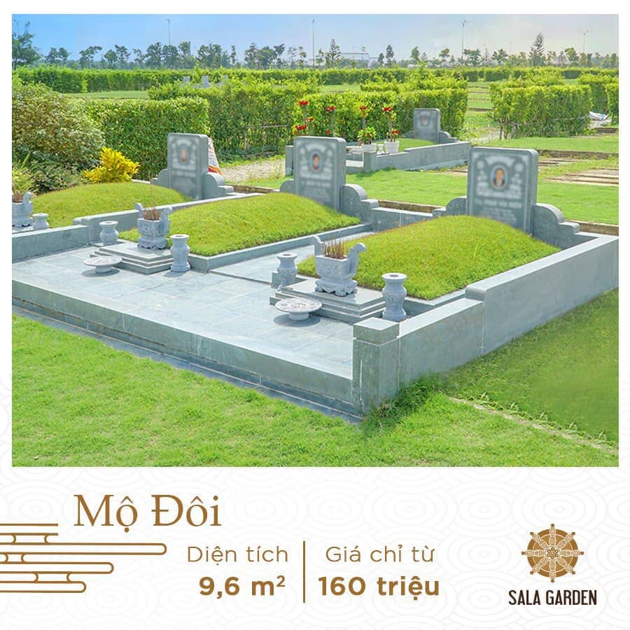 Giá mộ đôi tại Sala Garden