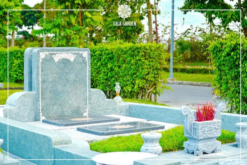 Mộ song quách đá tự nhiên Sala Garden