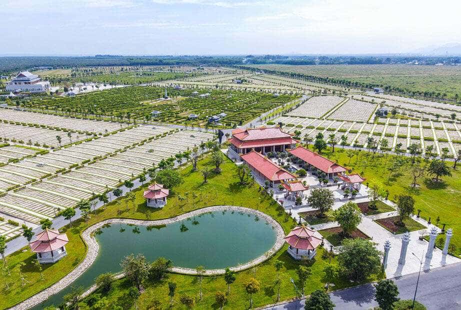 Hình ảnh bao quát của Tịnh xá Sala Garden
