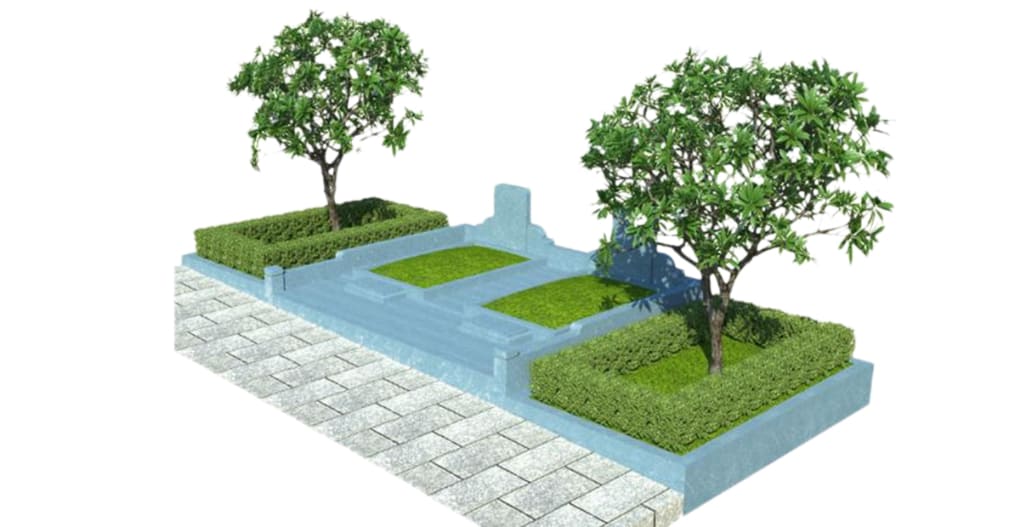 Mộ song thân tại nghĩa trang Sala Garden