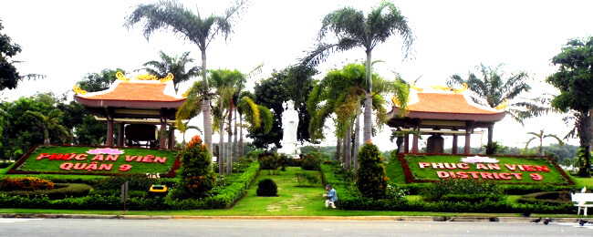 Khuôn viên nghĩa trang Phúc An Viên