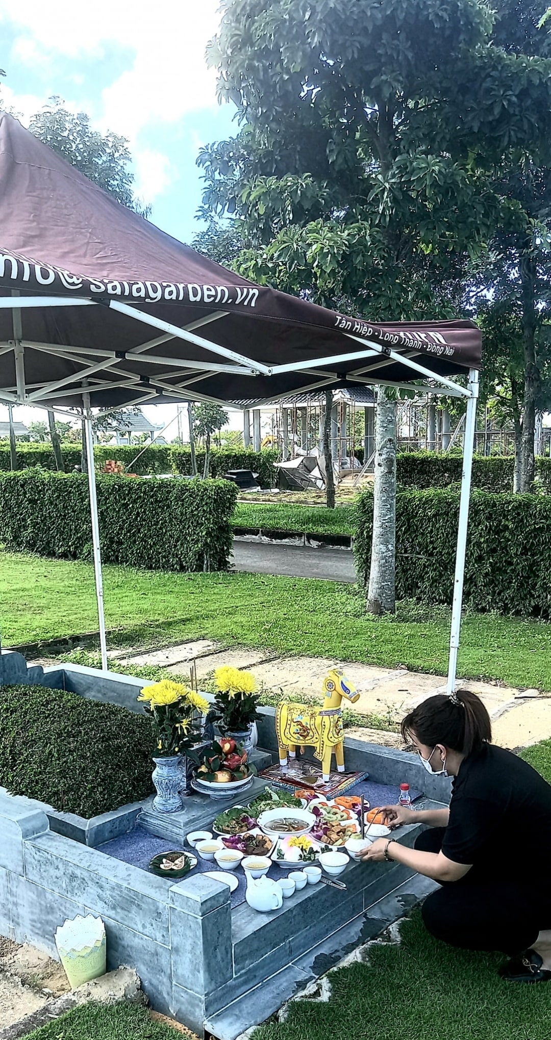 Dịch vụ chăm sóc mộ phần tại Sala Garden
