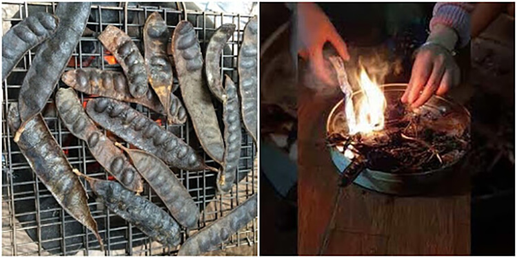 Đốt vía sau khi đi viếng đám tang bằng bồ kết