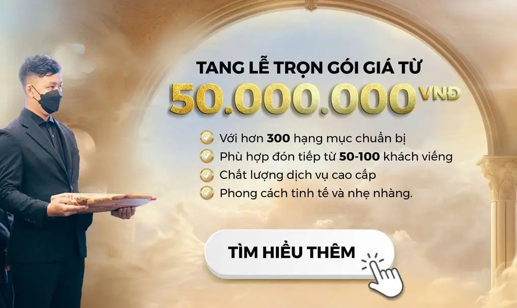 Giá dịch vụ tang lễ trọn gói Sala Garden từ 50 triệu đồng