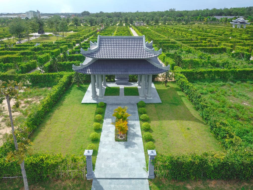 Không gian sắp xếp mộ phần