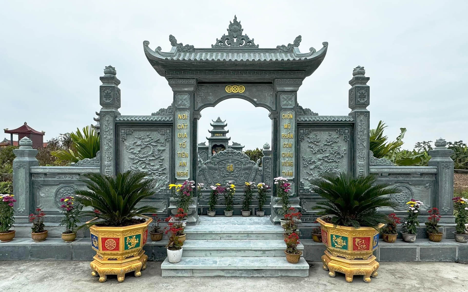 kiến trúc mộ gia tộc