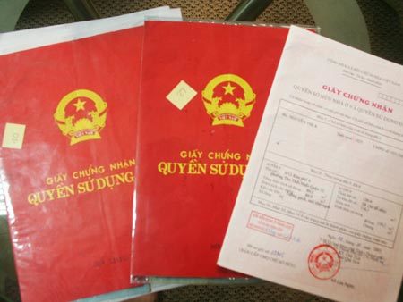 Giấy chứng nhận cấp đất khi làm thủ tục mua đất nghĩa trang tại Sala Garden