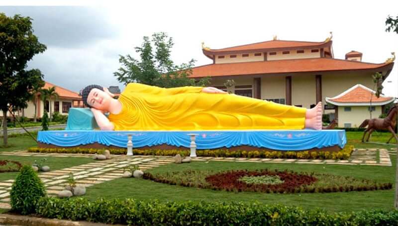 Tượng Đức Phật Nhập Niết Bàn tại Phúc An Viên