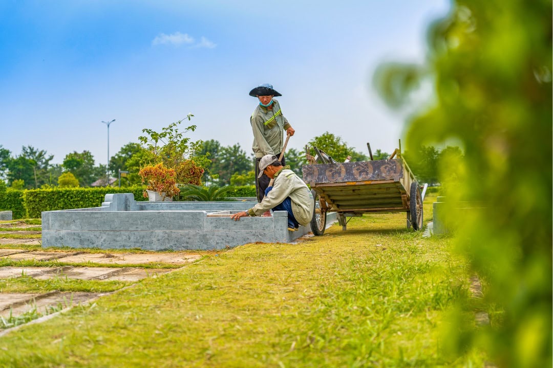 Chăm sóc mộ đôi Sala Garden