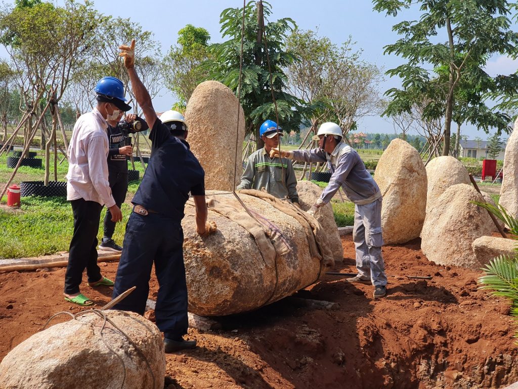 Thi công vườn thiền Zen Sala Garden