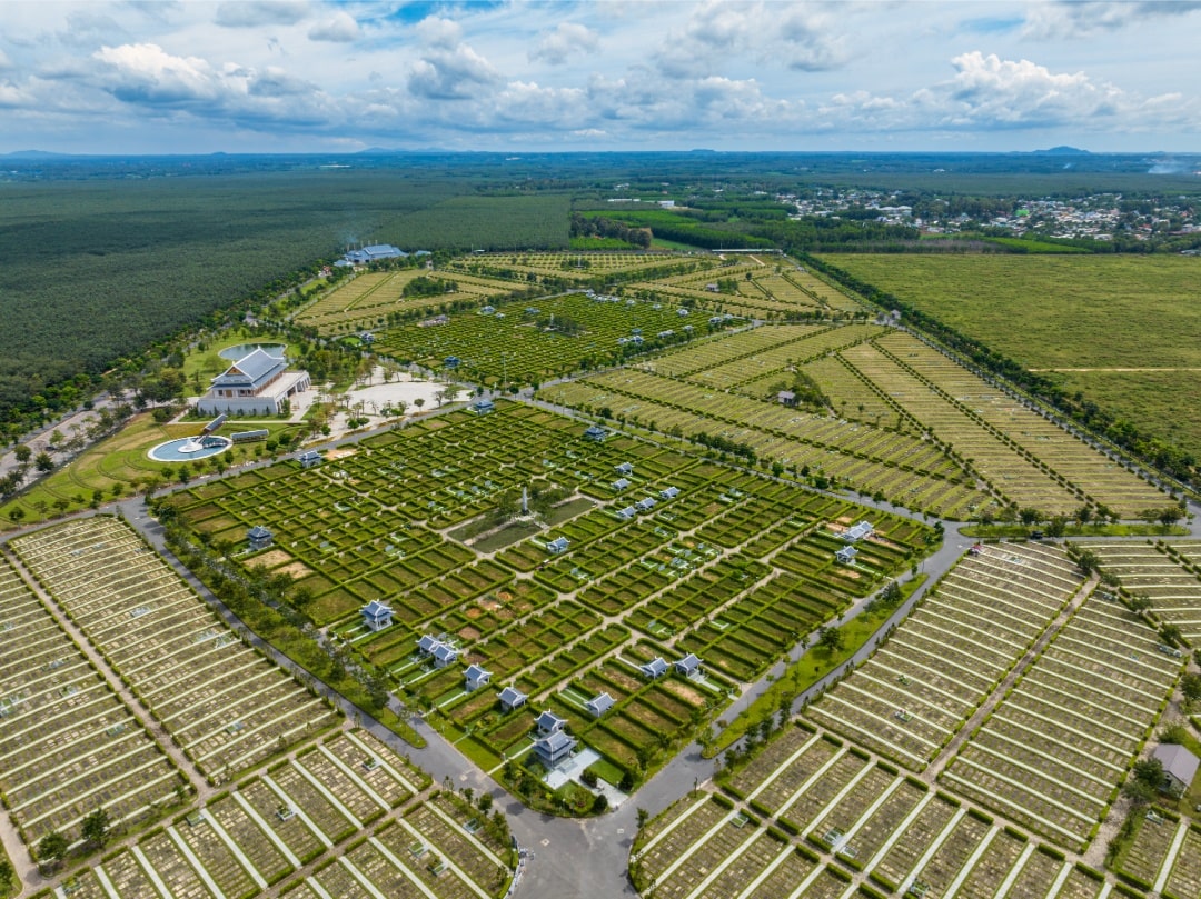 Toàn cảnh không gian nghĩa trang tỷ đô Sala Garden