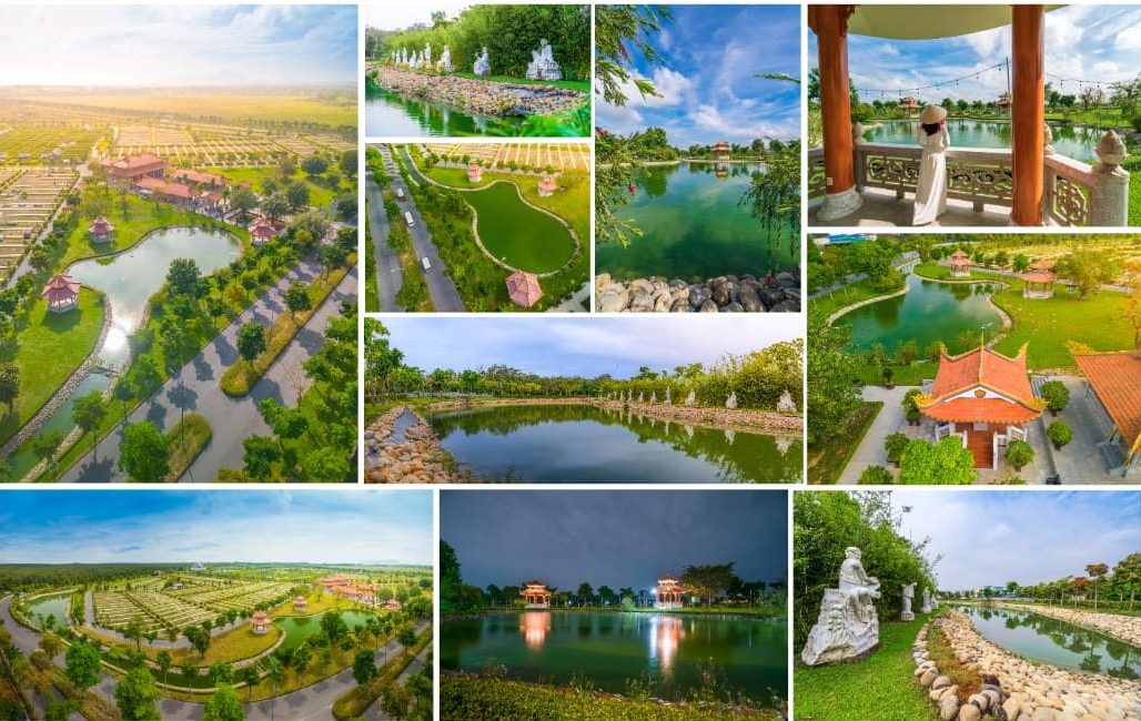Ảnh chụp tại hoa viên nghĩa trang sinh thái Sala Garden