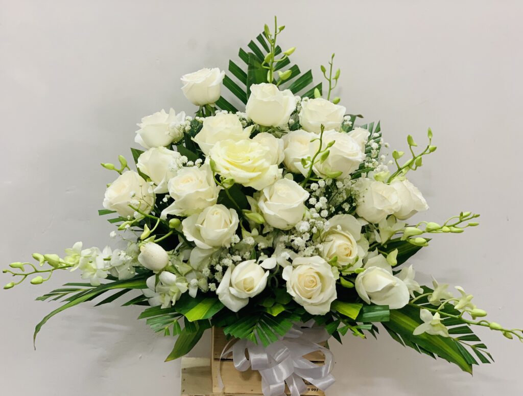 Hoa trắng trong tang lễ vùng miền