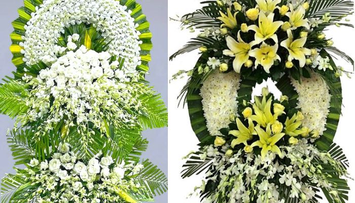 Hoa viếng đám tang vùng miền