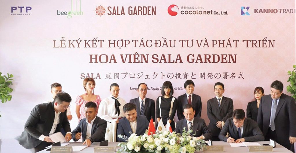 Lễ ký kết hợp tác của Sala Garden