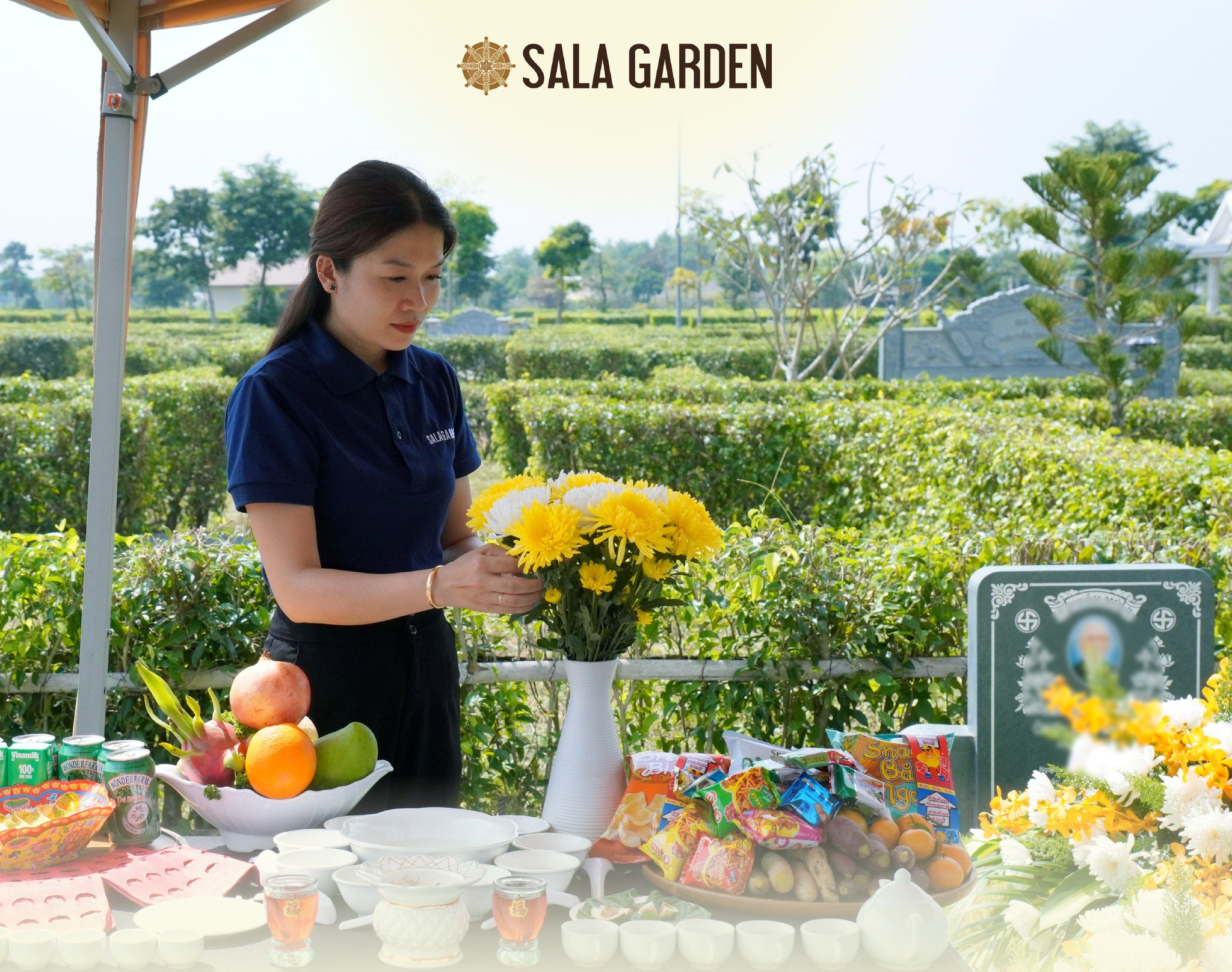 Mâm cúng Sala Garden chuyên nghiệp