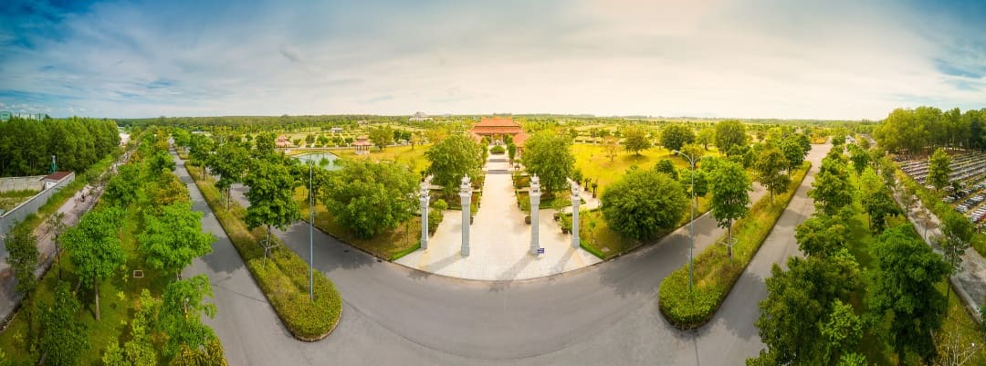 Ảnh chụp tại hoa viên nghĩa trang sinh thái Sala Garden