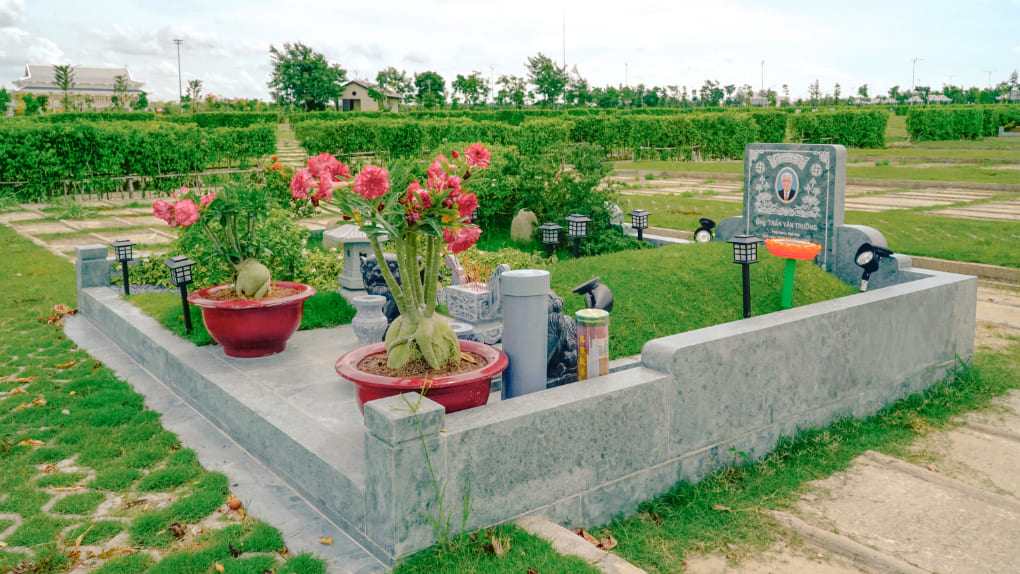 Ảnh chụp tại dự án hoa viên nghĩa trang Sinh Thái Sala Garden