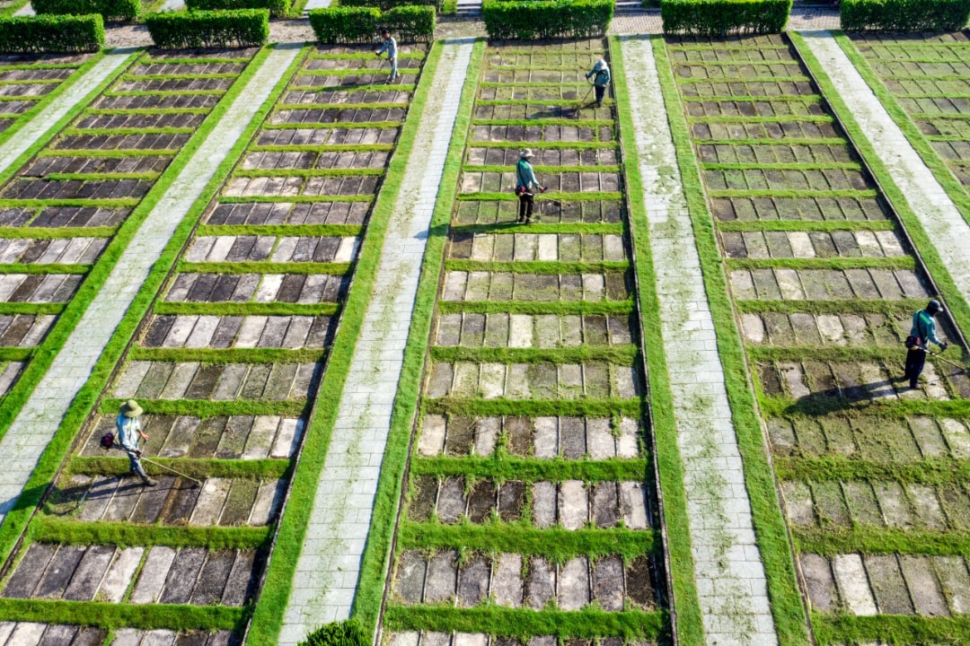 Ảnh chụp tại hoa viên nghĩa trang sinh thái Sala Garden