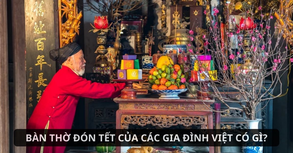 Lau dọn bàn thờ đón Tết đúng cách