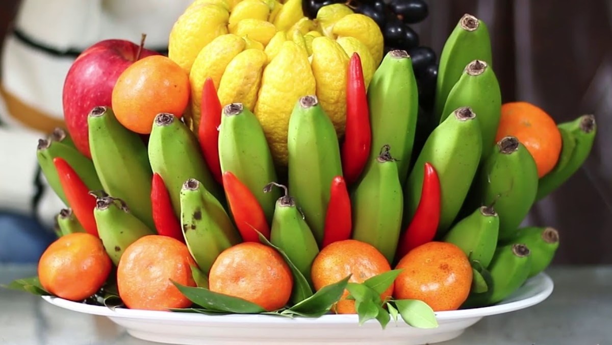 Mâm ngũ quả miền Bắc