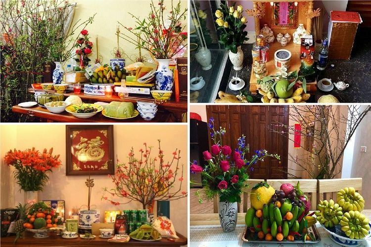 Nét đẹp bàn thờ đón Tết
