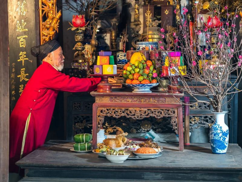 Ý nghĩa trang trí bàn thờ ngày Tết